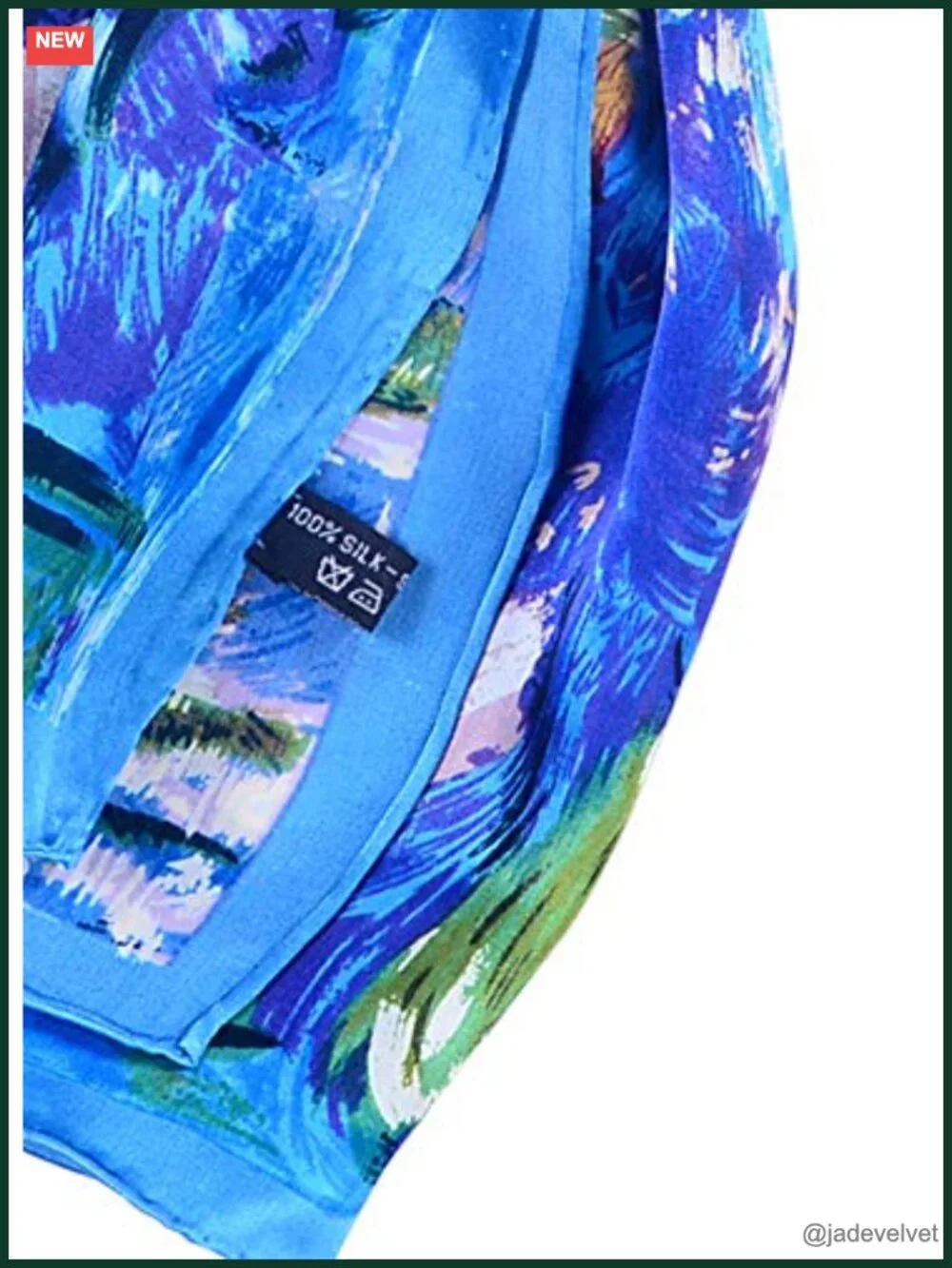 Van Gogh 100% Silk Fashion Scarf Art Painting Design